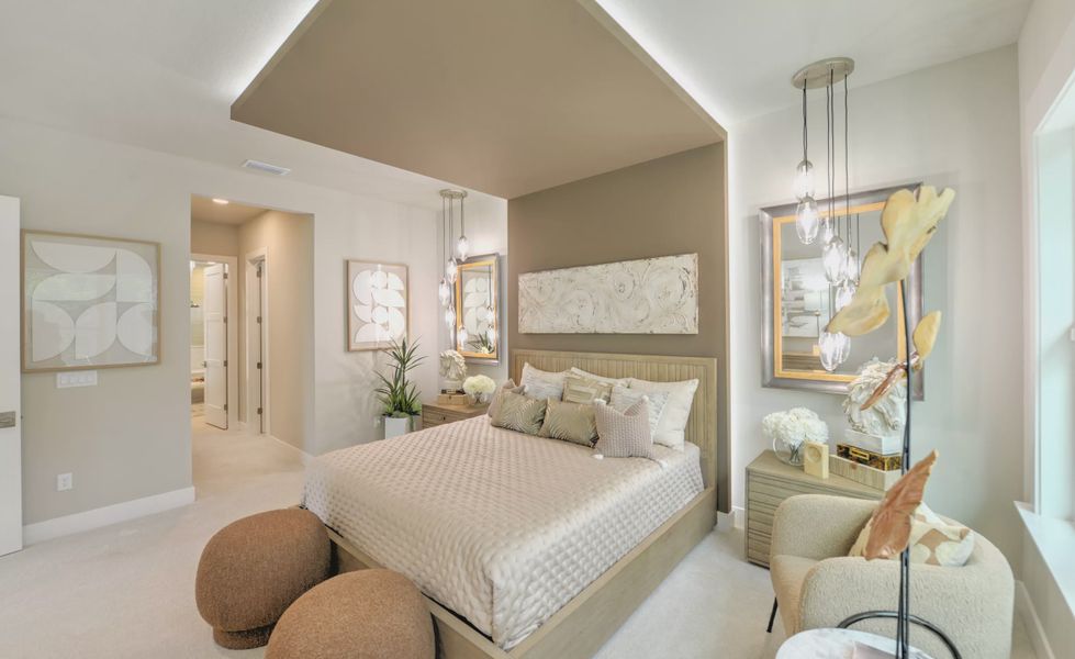 Furnished interior view inside a new home in The Conservatory at Hammock Beach, Palm Coast (Image 16).