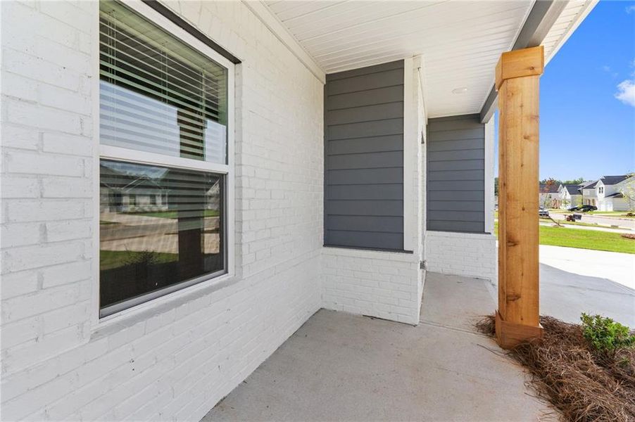 Exterior details and patio area of a home in Conner Springs, Social Circle (Image 16). Exterior details and patio area of a home in Conner Springs, Social Circle (Image 16).