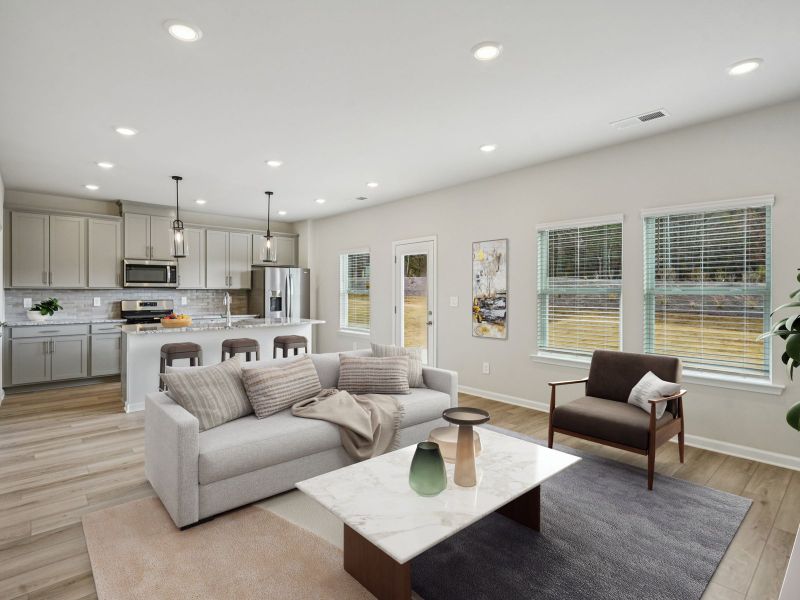 Furnished interior view inside a new home in Avalon - Reserve Series, Conyers (Image 3).