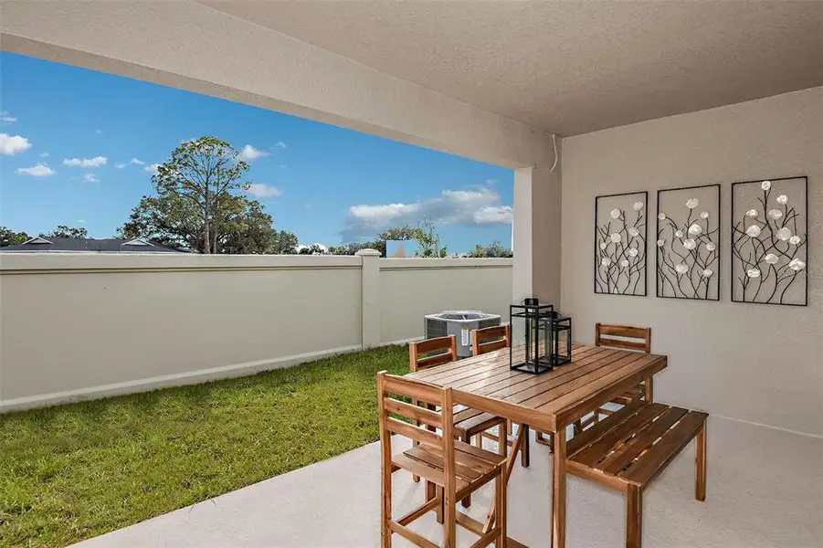 Exterior details and patio area of a home in , Haines City (Image 3). Exterior details and patio area of a home in , Haines City (Image 3).