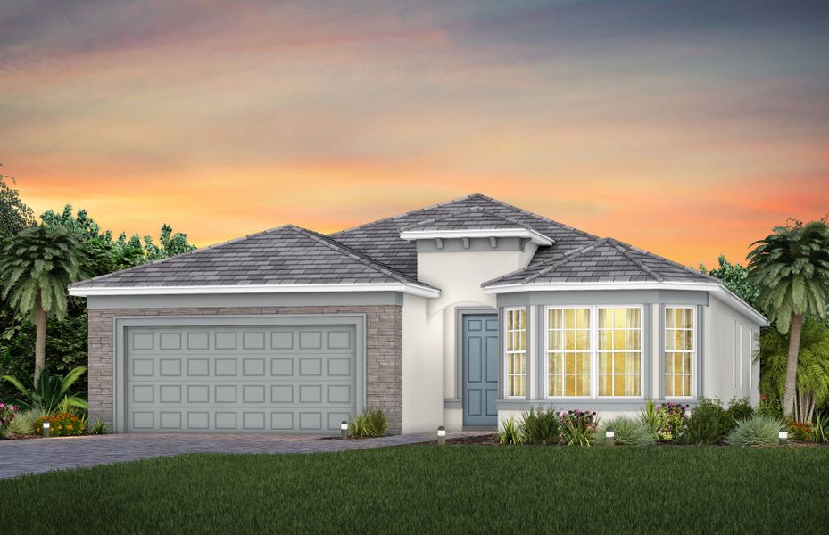 Exterior FM3 with optional stone detail