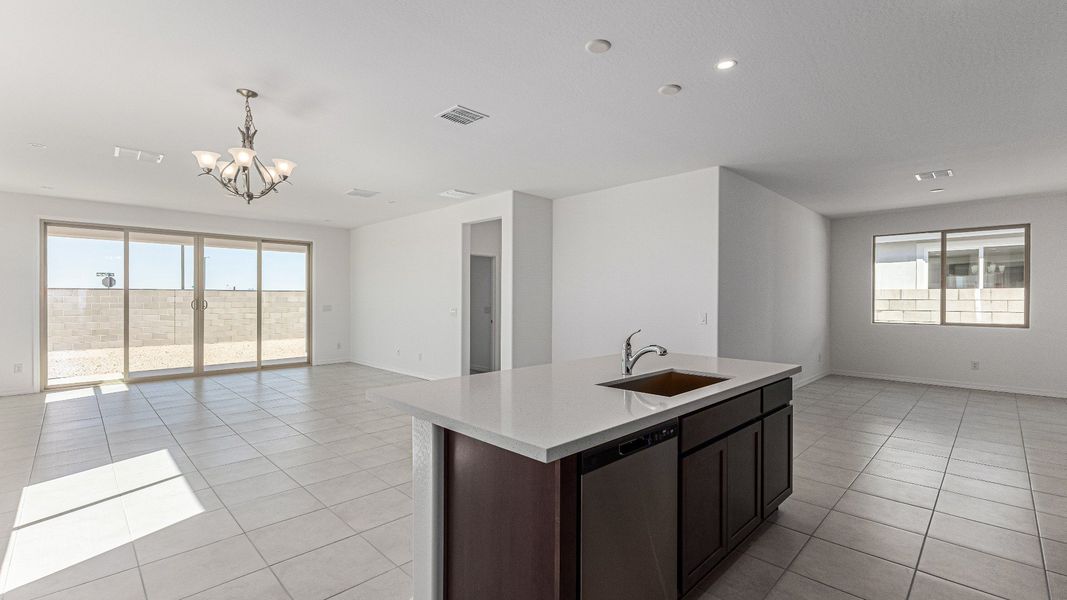 Furnished interior view inside a new home in Teravalis, Buckeye (Image 6).