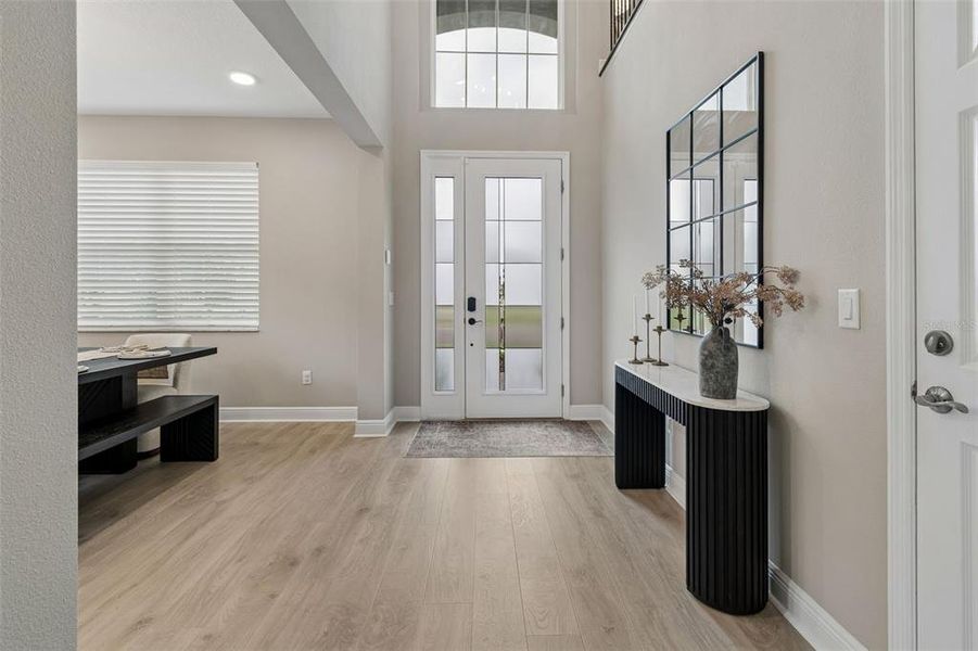 Furnished interior view inside a new home in Whispering Oaks Preserve, Wesley Chapel (Image 31).