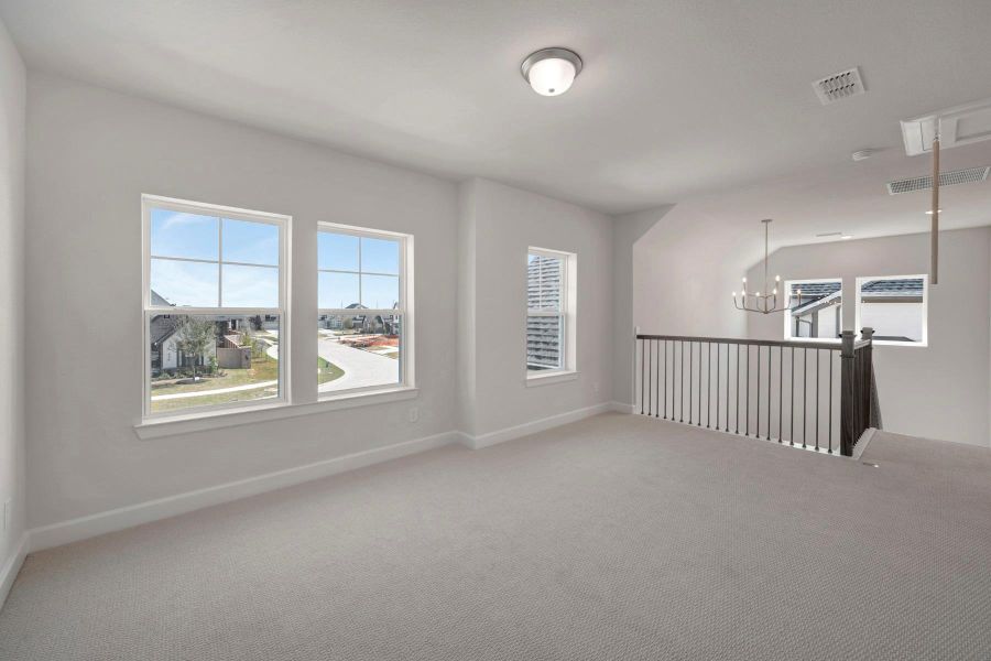 Spacious, unfurnished interior of a new home in Grange 45' Homesites, Katy (Image 30).