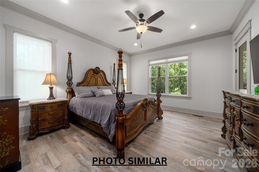 Furnished interior view inside a new home in , Hendersonville (Image 13). Furnished interior view inside a new home in , Hendersonville (Image 13).