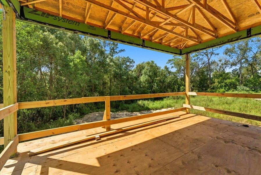 Exterior details and patio area of a home in , Apopka (Image 1).