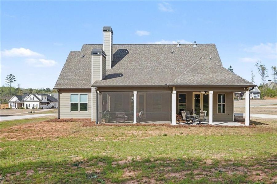 Exterior details and patio area of a home in , Williamson (Image 25).