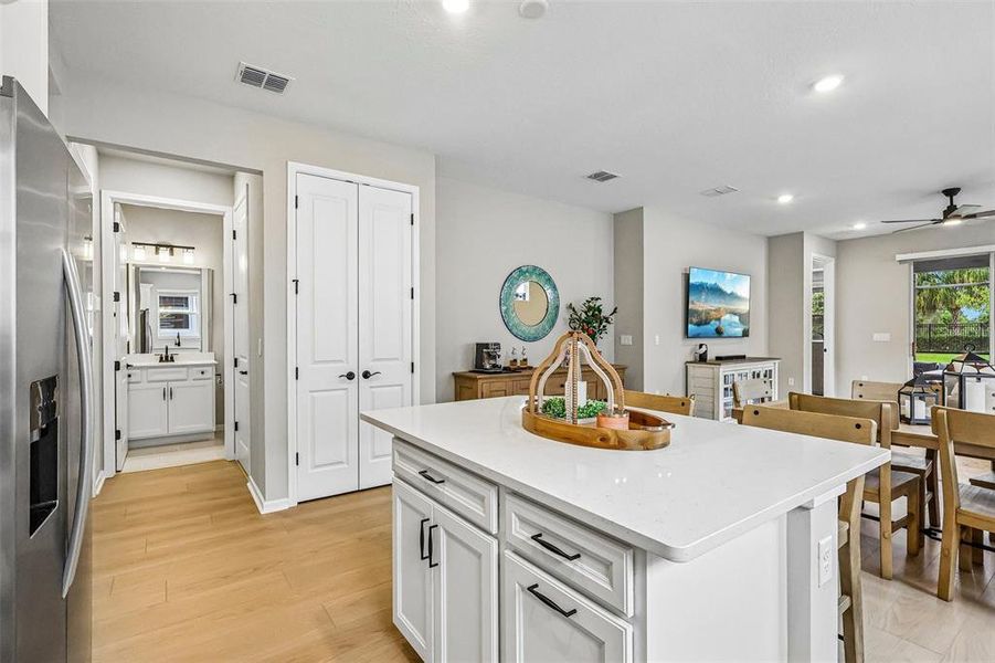 Furnished interior view inside a new home in Del Webb Oasis, Winter Garden (Image 35). Furnished interior view inside a new home in Del Webb Oasis, Winter Garden (Image 35).