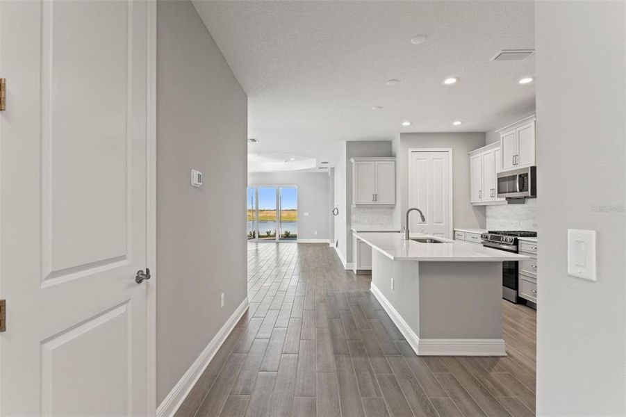 Furnished interior view inside a new home in Palm Grove, Lakewood Ranch (Image 18). Furnished interior view inside a new home in Palm Grove, Lakewood Ranch (Image 18).