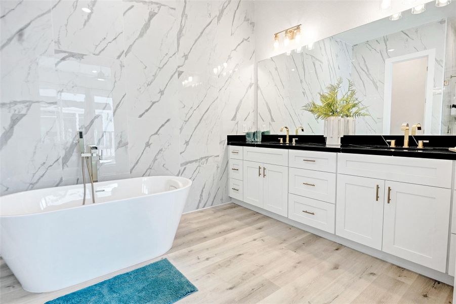 Furnished interior view inside a new home in , Houston (Image 10).