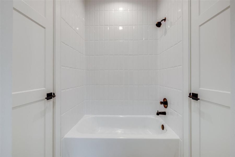 Close-up of interior finishes inside a home in , Houston (Image 18).