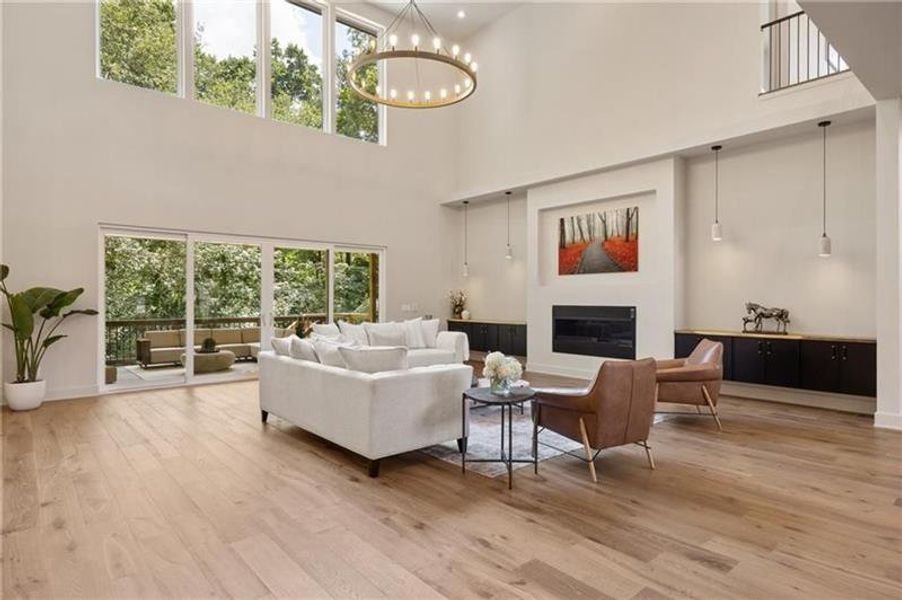 Furnished interior view inside a new home in , Sandy Springs (Image 14).