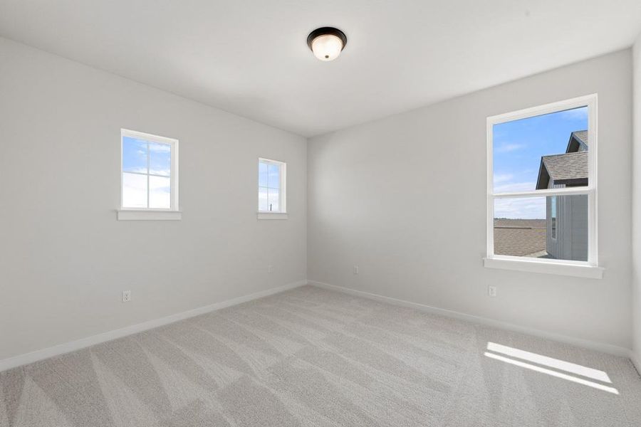 Spacious, unfurnished interior of a new home in Terrace Collection At Turner's Crossing, Buda (Image 23).