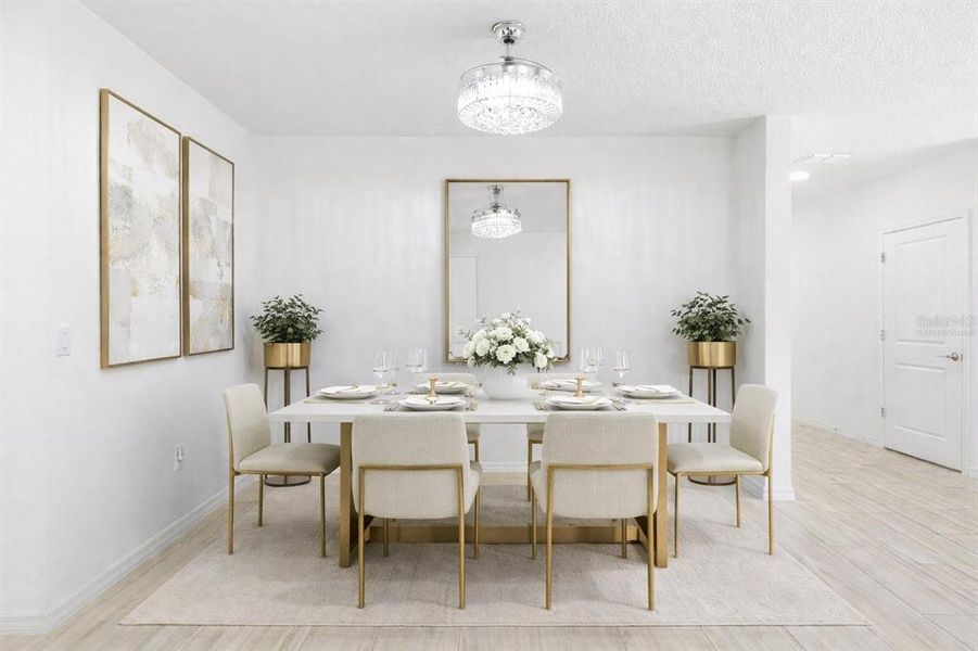 Furnished interior view inside a new home in Two Rivers, Zephyrhills (Image 12).