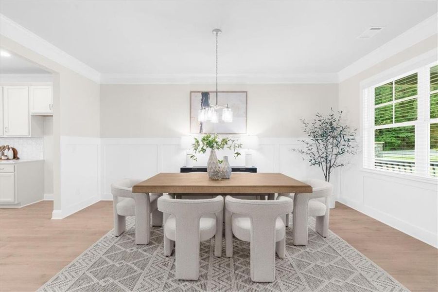 Furnished interior view inside a new home in River Rock, Ball Ground (Image 12).