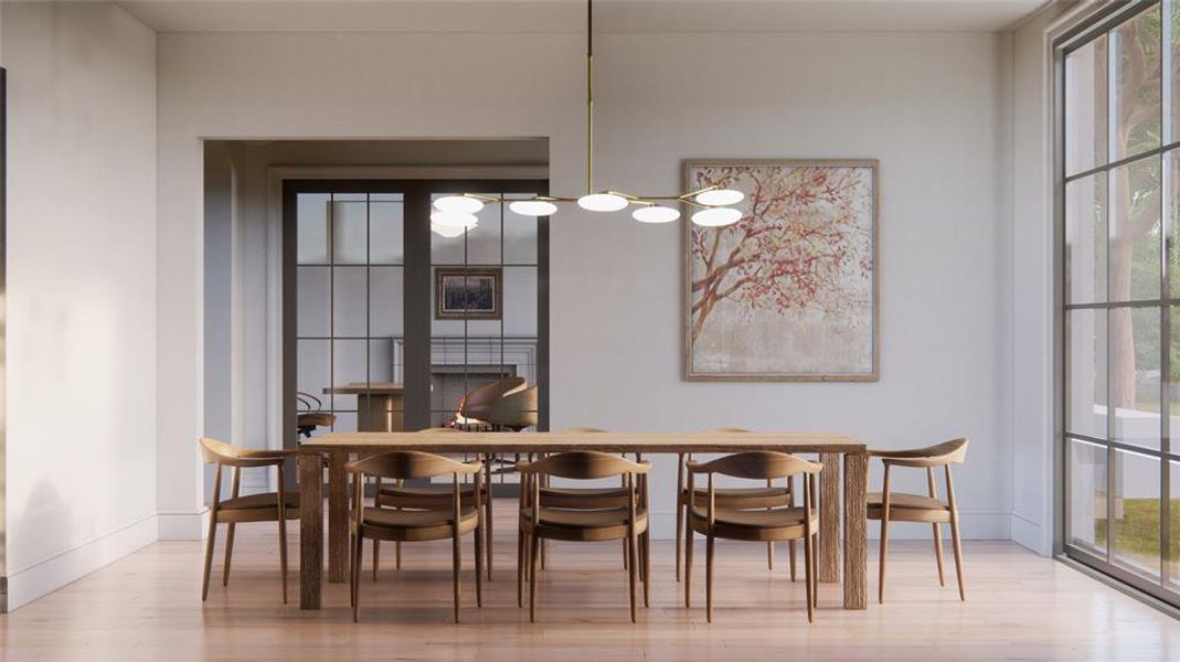 Furnished interior view inside a new home in , University Park (Image 8). Furnished interior view inside a new home in , University Park (Image 8).