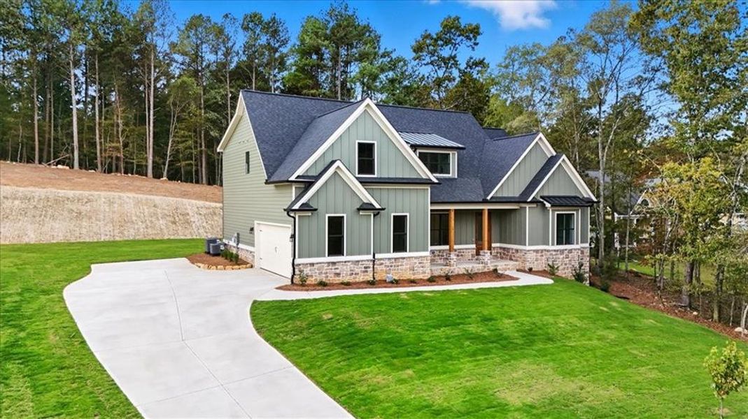 Front exterior of a new home in , Rome, GA, highlighting curb appeal (Image 20). Front exterior of a new home in , Rome, GA, highlighting curb appeal (Image 20).