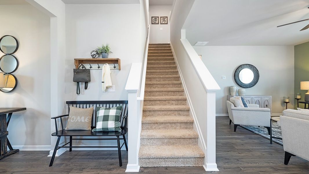 Representative furnished interior of a home built from the Hayden by D.R. Horton in Estates at Deer Hollow, Grovetown (Image 23).