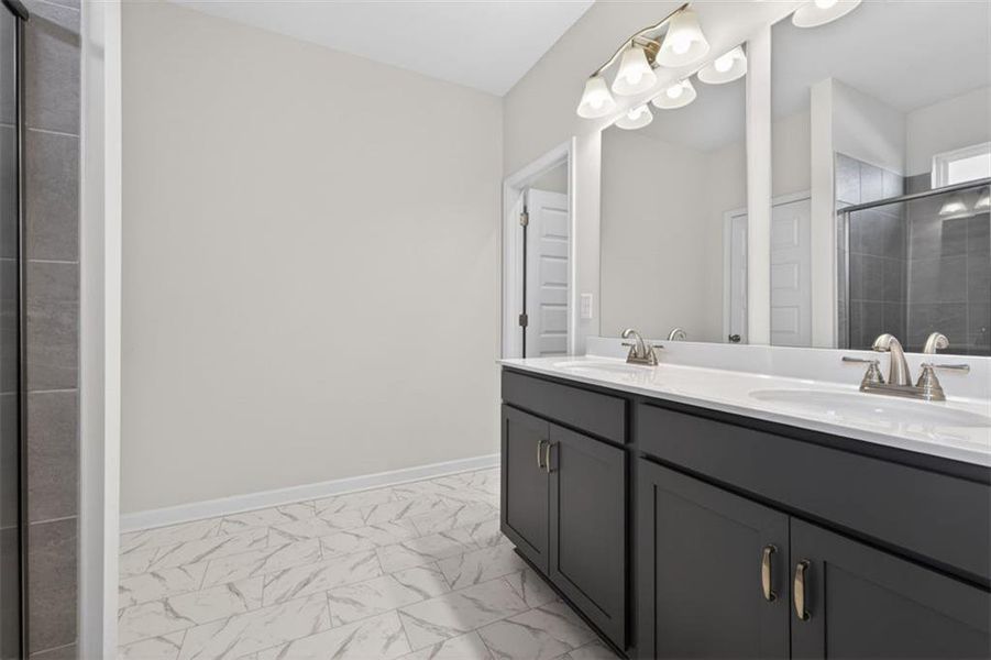 Furnished interior view inside a new home in Franklin Manor, Lawrenceville (Image 28). Furnished interior view inside a new home in Franklin Manor, Lawrenceville (Image 28).