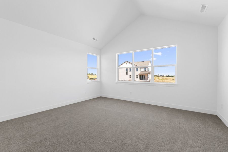 Representative unfurnished interior of a home built from the Journey Series - Quail by Brightland Homes in Dillon Pointe - Skyview, Broomfield (Image 12). Representative unfurnished interior of a home built from the Journey Series - Quail by Brightland Homes in Dillon Pointe - Skyview, Broomfield (Image 12).