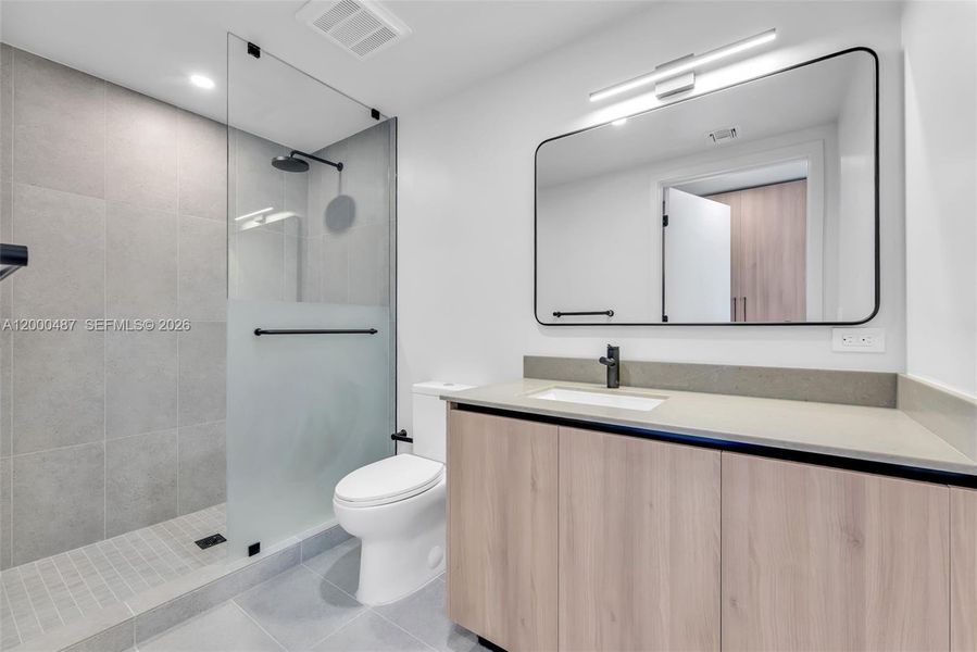 Furnished interior view inside a new home in , Miami (Image 8).