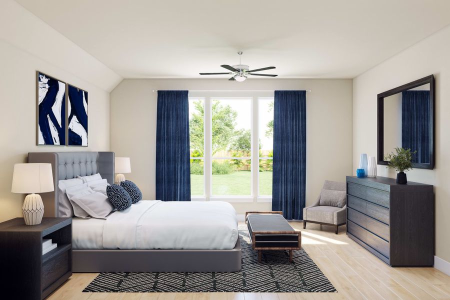 Furnished interior view inside a new home in Clopton Farms, Montgomery (Image 11).