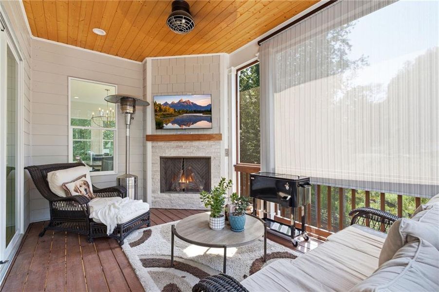 Exterior details and patio area of a home in , Cumming (Image 23).