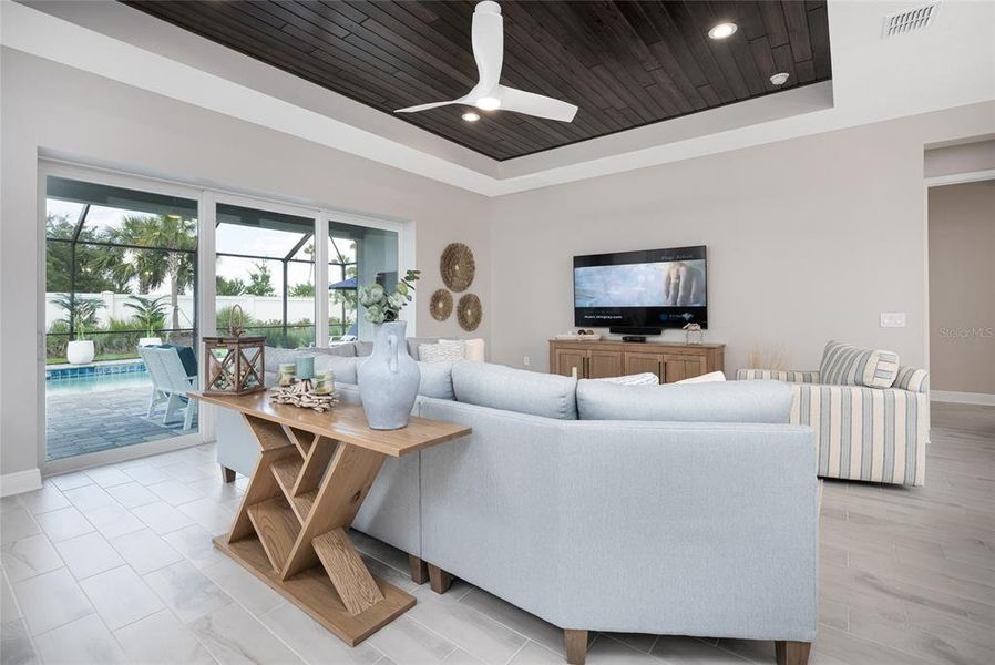 Furnished interior view inside a new home in , Venice (Image 8).