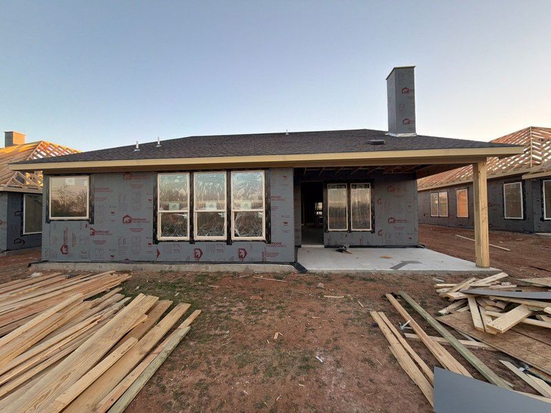 In-progress construction of a new home in Covenant Park, Springtown, TX (Image 6). In-progress construction of a new home in Covenant Park, Springtown, TX (Image 6).