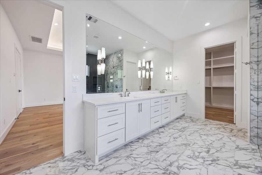 Furnished interior view inside a new home in , Houston (Image 9).