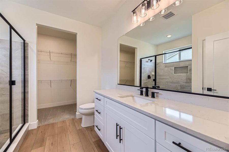 Furnished interior view inside a new home in Spring Valley Ranch, Elizabeth (Image 9). Furnished interior view inside a new home in Spring Valley Ranch, Elizabeth (Image 9).