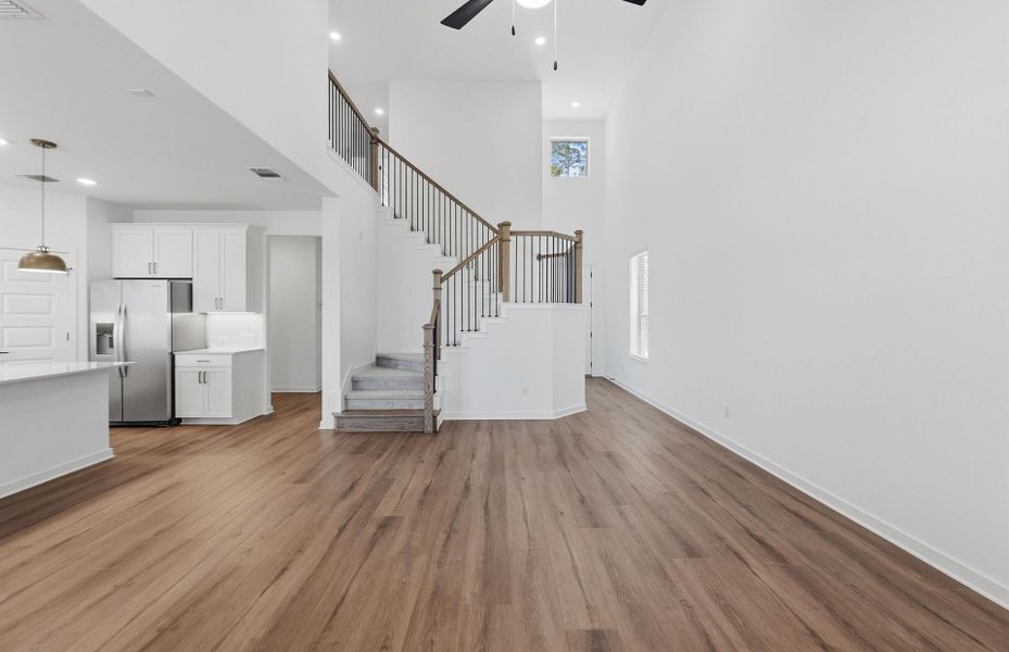Spacious, unfurnished interior of a new home in Wolf Ranch, Georgetown (Image 19). Spacious, unfurnished interior of a new home in Wolf Ranch, Georgetown (Image 19).