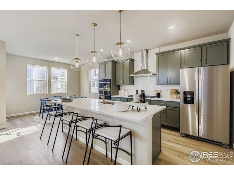 An abundance of kitchen storage