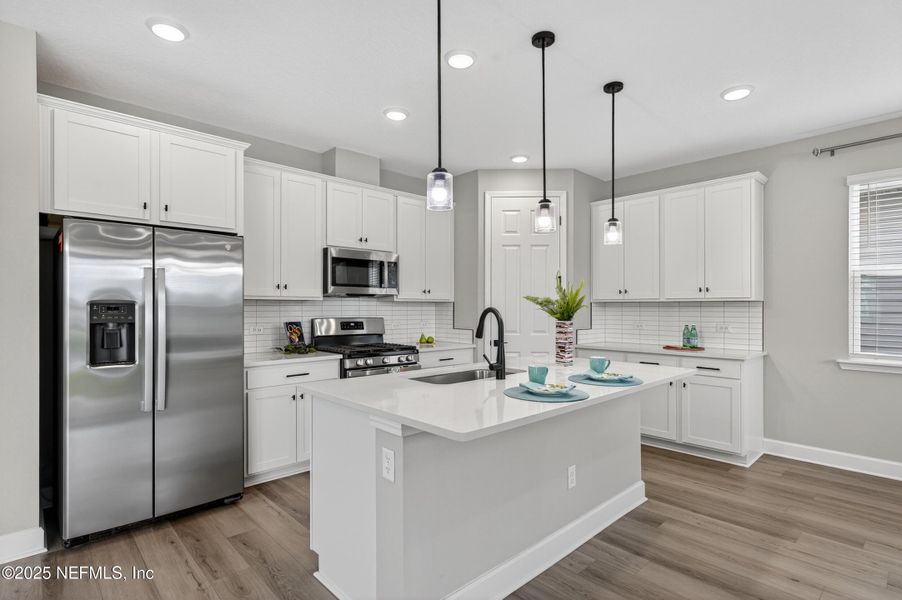 Furnished interior view inside a new home in , St. Augustine (Image 35).