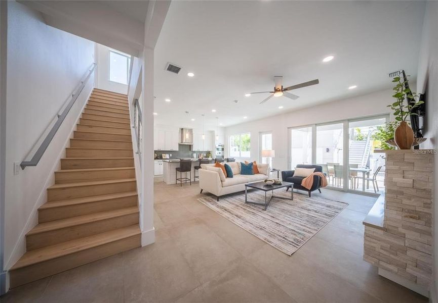 Furnished interior view inside a new home in , Sarasota (Image 12).