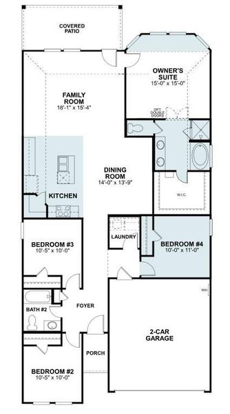 2D floor plan layout of this home in Ambrose, La Marque, TX (Image 4). 2D floor plan layout of this home in Ambrose, La Marque, TX (Image 4).