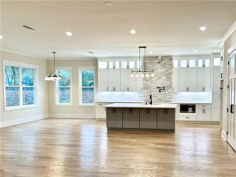 Furnished interior view inside a new home in , Marietta (Image 10).