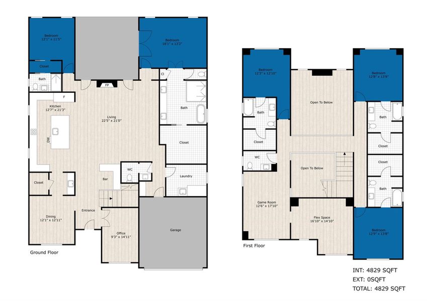 This floor plan should by no means represent the actual measurements of the property. If you are concerned about the measurements you should independently verify them.