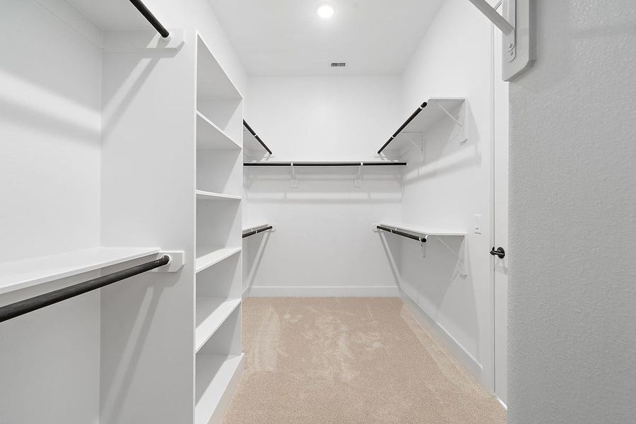 Representative furnished interior of a home built from the Sweet Clover by Caldwell Homes in The Highlands, Porter (Image 5). Representative furnished interior of a home built from the Sweet Clover by Caldwell Homes in The Highlands, Porter (Image 5).