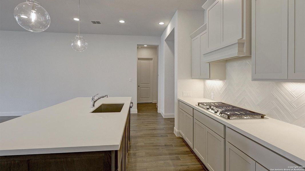 Furnished interior view inside a new home in Kallison Ranch 50', San Antonio (Image 14).