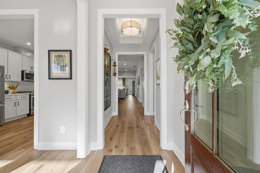 Furnished interior view inside a new home in , Hoschton (Image 12).