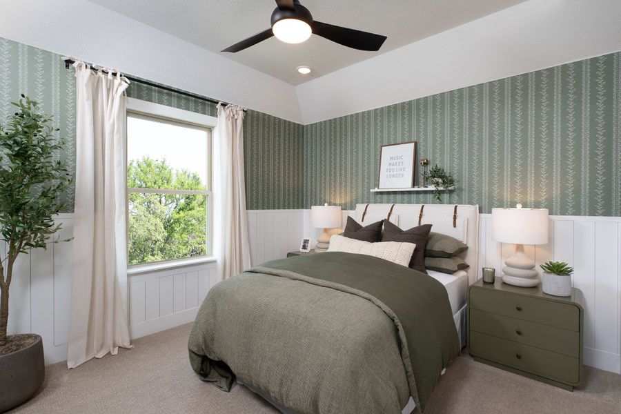 Representative furnished interior of a home built from the Logan by Tri Pointe Homes in LaPrelle, Haslet (Image 12).