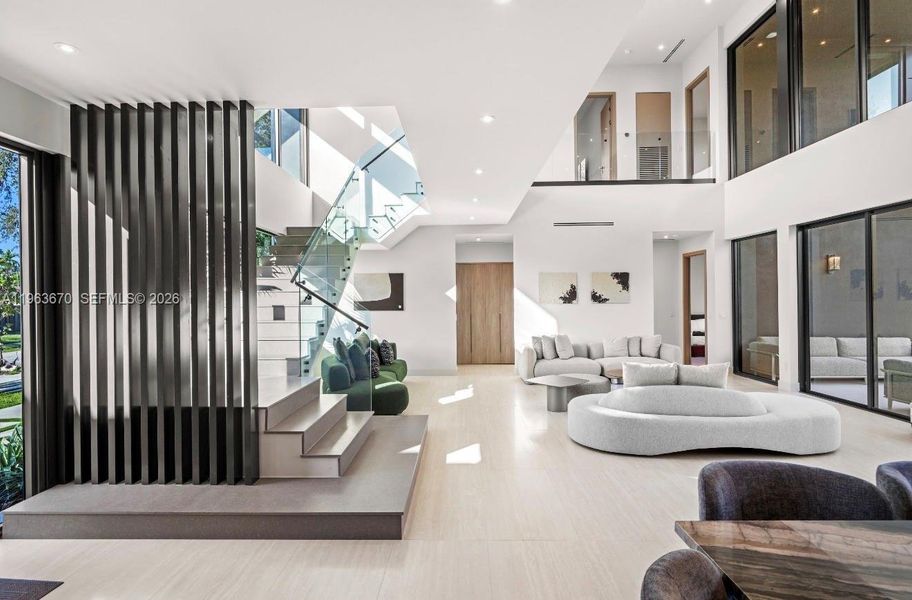 Furnished interior view inside a new home in , Miami (Image 30).