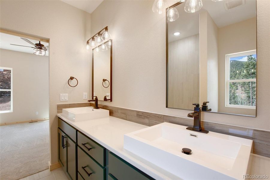 Furnished interior view inside a new home in , Divide (Image 9). Furnished interior view inside a new home in , Divide (Image 9).