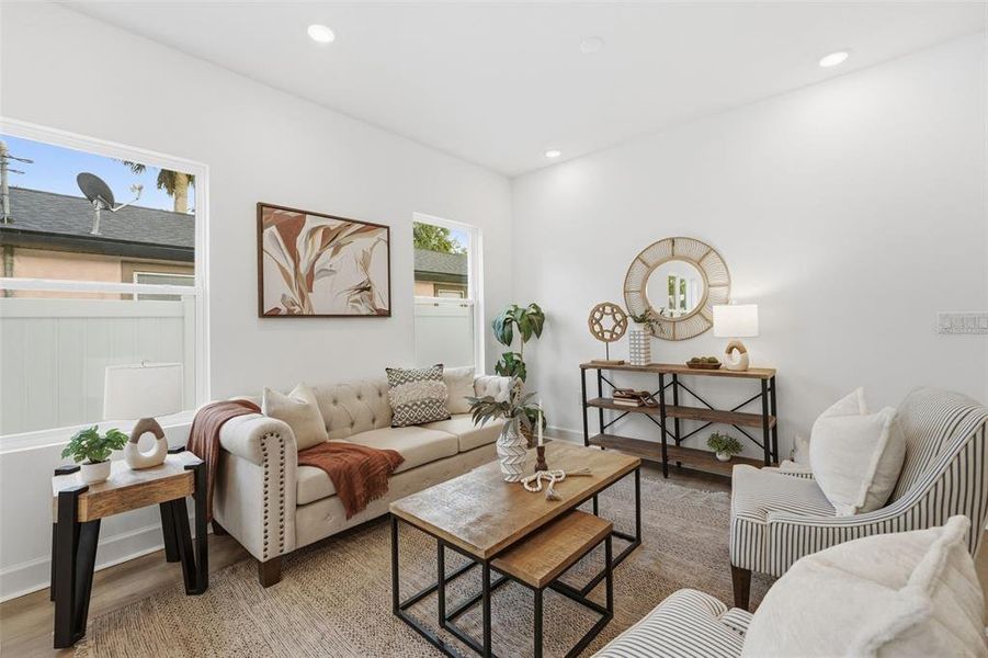 Furnished interior view inside a new home in , Sanford (Image 25).