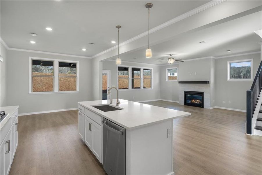 Furnished interior view inside a new home in Stratford Hills, Ball Ground (Image 13).