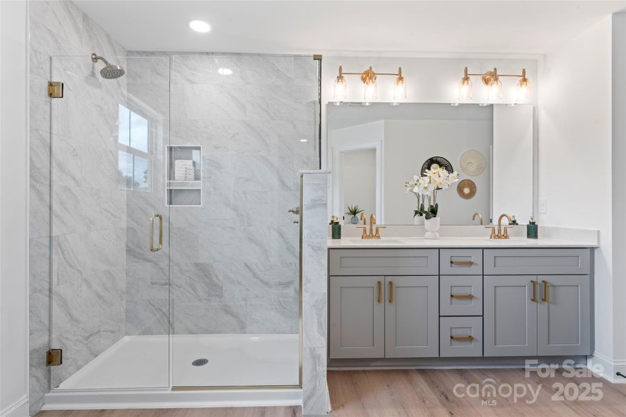 Furnished interior view inside a new home in , Harrisburg (Image 33).