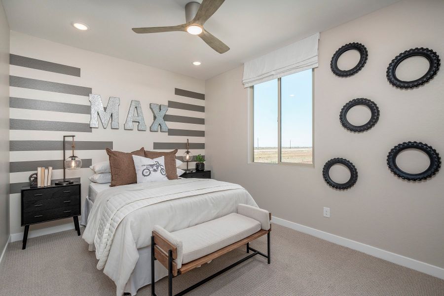 Representative furnished interior of a home built from the Grand 5G by Risewell Homes in Wildera, San Tan Valley (Image 12).