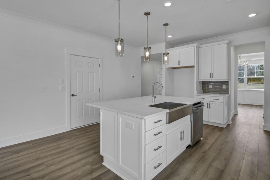 Furnished interior view inside a new home in Clubside Reserve at Summerlake, Lexington (Image 14).