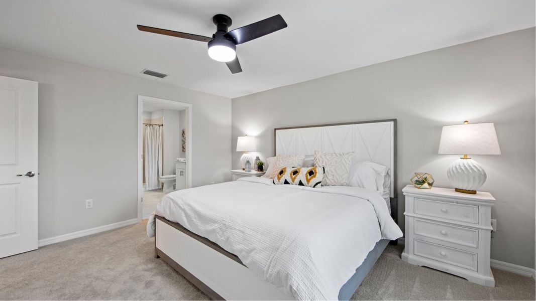 Dover owner's suite bedroom